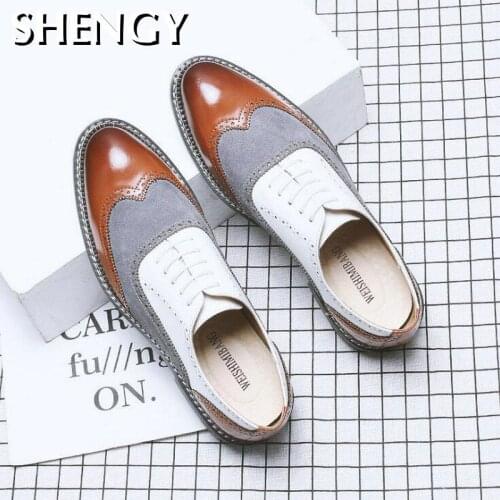 HULINGMEI Men's Suede Shoes