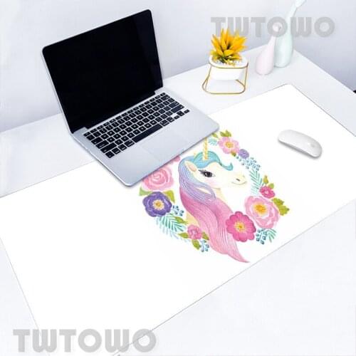 Cool New Cartoon Unicorn Large Size Hot Sell Mouse Pad Anime Gamer Natural Rubber Cartoon Art Office Decoration Home MousePad