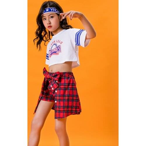 Pally elves Girls Summer Short T-shirt Active Midriff Fashion Croptop Dancewear