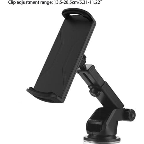 2021 New Dashboard Car Tablet Mount Telescopic Rack Suction Cup Car Tablet Phone Holder for 4-13" Cell Phones and Tablets