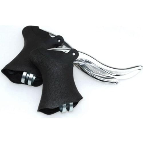 22.2-23.8mm Bicycle Brake Levers Handle Road Bike Cycling Front and Rear Brake Levers Drop Handlebar Set Bike Parts