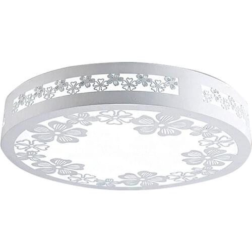 Modern simple fashion carved bedroom garden living room study room LED ceiling lamp