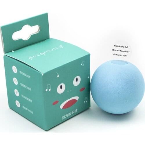 Pet Supplies Gravity Ball Cat Chew Toys Wool Ball Intelligent Sounding Cat Interactive Toys Chewing Ball With Catnip Bite Toy