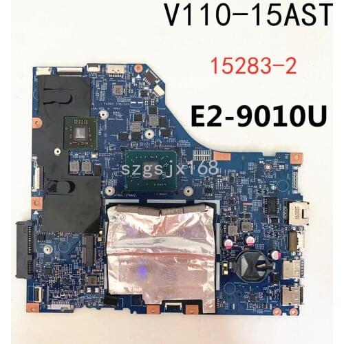 V110-15AST Motherboard For Lenovo LV114_ASR_MB 15283-2 V110-15AST Laotop Mainboard with Radeon 530 E2-9010U 4GB RAM