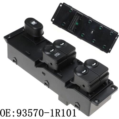 High Quality Left Hand Driver Power Master Window Switch 93570-1R101 935701R101 Fit for Hyundai 2011-2017 Accent Auto Parts