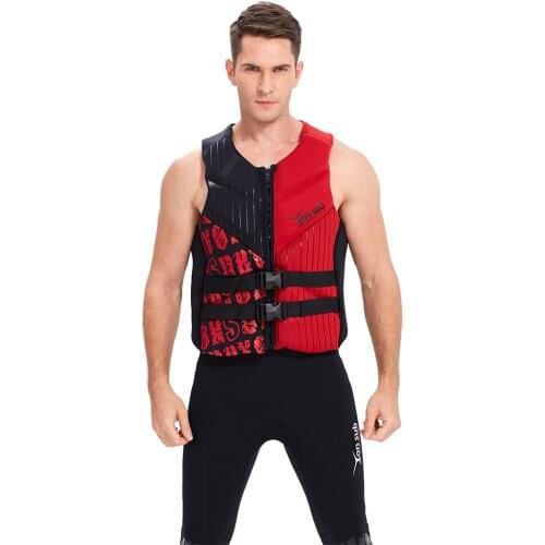YONSUB 2019 Neoprene Life Vest Water Sports Kayaking Boating Adult Fishing Life Jacket Swimming Drifting Safety Life Vest