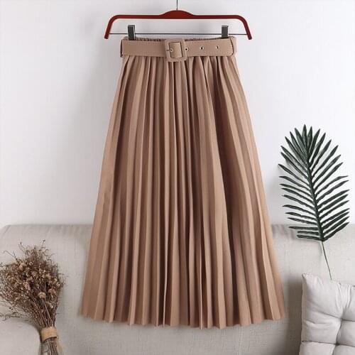 ZZYSCFPSYFAH Women's Pleated Skirts