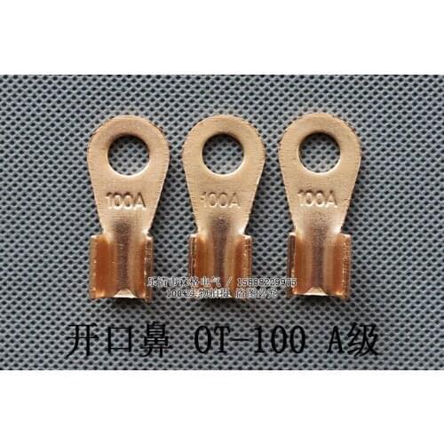 1piece OT-100A Copper passing through terminal Electric power fittings equipment contact A Type