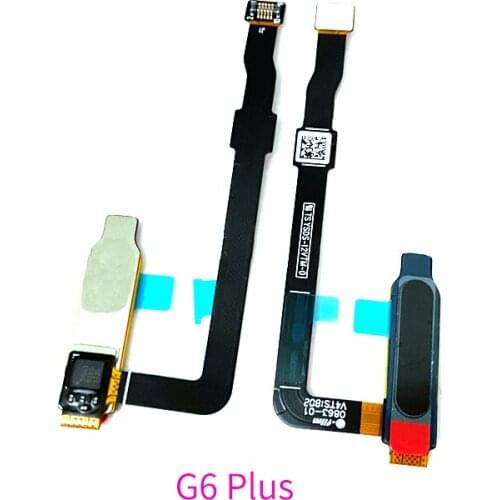 10pcs For Motorola Moto G6 Plus Play Fingerprint Sensor Reader Touch ID Home Button Key Flex Cable