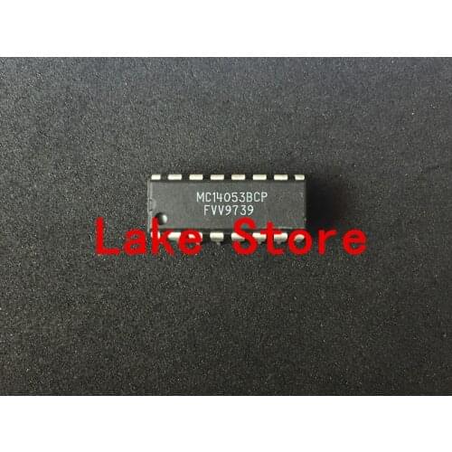 10 unids/lote MC14053BCP CD4053BE HCF4053BEY 4053 TC4053BP DIP