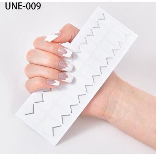 22tips Nail Art Sticker French Color Self Adhesive Nail Sticker Nail Sticker Set Nail Accesoires Nail Strips Full Cover Beauty