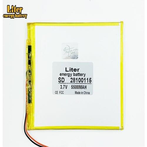 3.7 V 5500 mah tablet battery brand tablet gm lithium polymer battery 28100115 MP3 / MP4 Player
