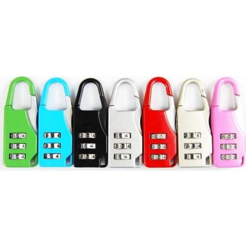 3 Digit Code Safe Combination Luggage Password Lock Padlock Suitcase Travel Luggage Boxes Safety LX5205