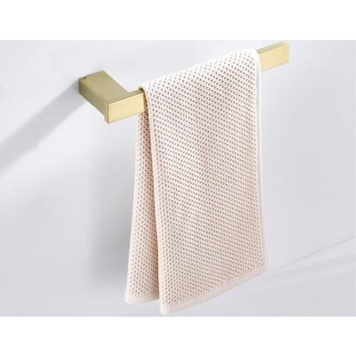 Bathroom Accessories,Quality 304 Stainless Steel Material Gold Brushed Finish Towel Ring Rack &Towel Rack Bathroom Hardware Set