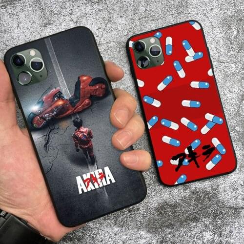 Akira 1988 Film Anime poster For iPhone 6 6s 7 8 Plus X XR XS 11 Pro Max soft silicone Phone case cover coque