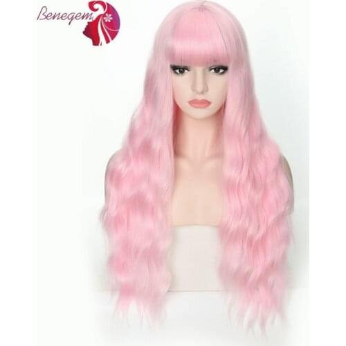 Розовые парики Benegem China At AliExpress