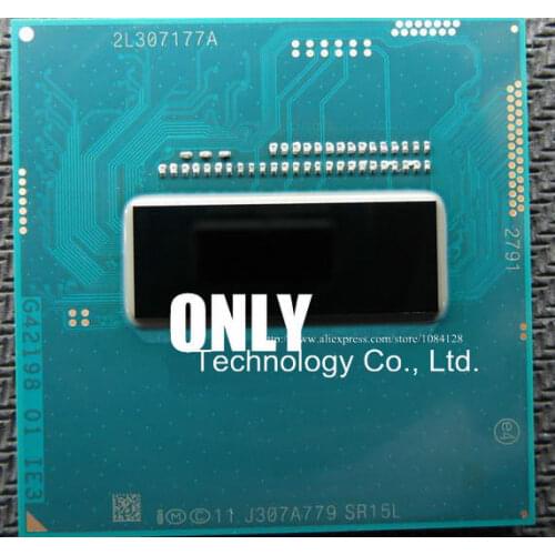 Free Shipping I7 4800MQ 2.7-3.7G / 6M SR15L PGA official version of the notebook CPU supports HM86 / 87