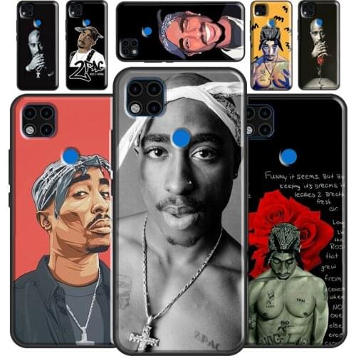 2pac tupac Crown 2 pac Phone Cover For Xiaomi Redmi Note 9 Pro Note 8 7 8T 9S 7A 8A 9A 9C 9T K40 Note 10 Pro Case