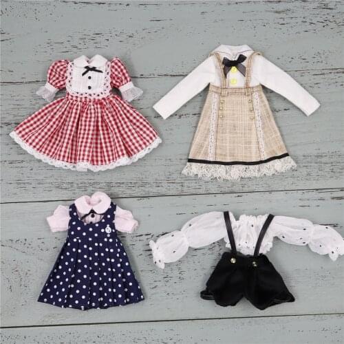 ICY DBS Blyth doll clothes 1/6 doll dress cute girl suit
