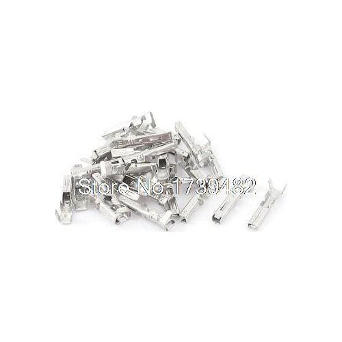 Boat Car Speaker 1.5mm Metal Female Crimp Spade Terminal Wire Connector 30Pcs