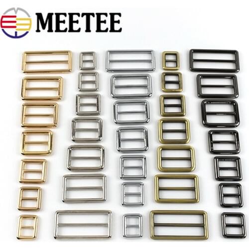 5pcs 12-50mm Metal Buckle for Bag Backpack Webbing Strap Dog Collar Buckles Hooks Clasp DIY Leather Craft Sewing Accessories