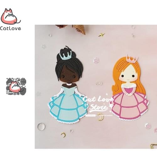 Princess Party Metal Cutting Dies Scrapbooking Stencil Die Cuts Card Making DIY Decorative Craft Embossing New Dies For 2020