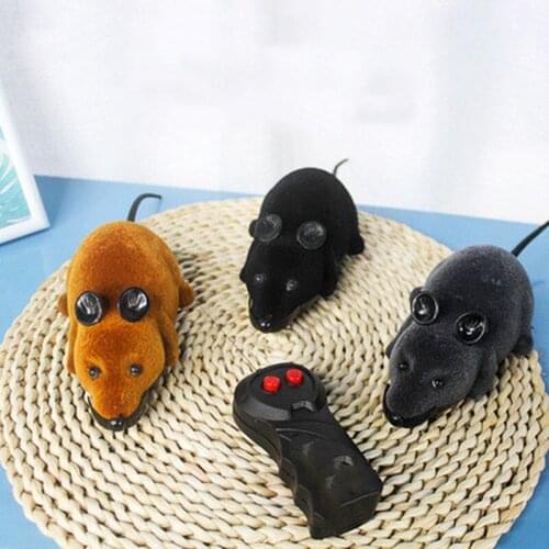 Mouse Toys Wireless RC Mice Cat Toys Remote Control False Mouse Novelty RC Cat Funny Playing Mouse Toys Electronic Rat Mouse