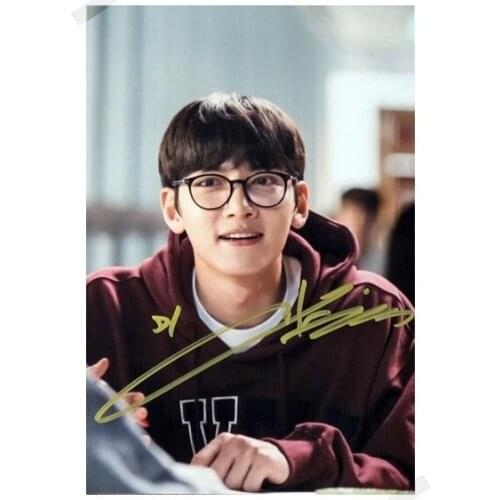 Signed Ji Chang Wook autographed original photo 6 inches free shipping 082017C