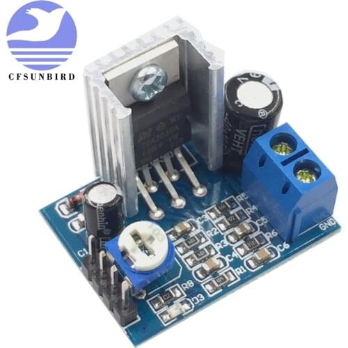 1Pcs Audio Amplifier Board Module TDA2030 TDA2030A 6-12V 18W Single Amp Power Supply