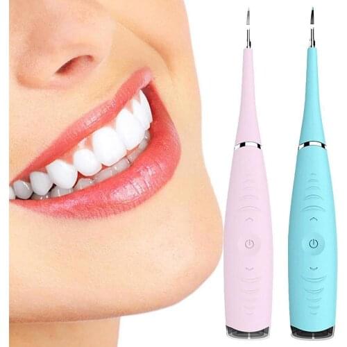 Portable Electric Sonic Dental Scaler Tooth Calculus Remover Tooth Tartar Tool Dentist Whiten Teeth Health Hygiene
