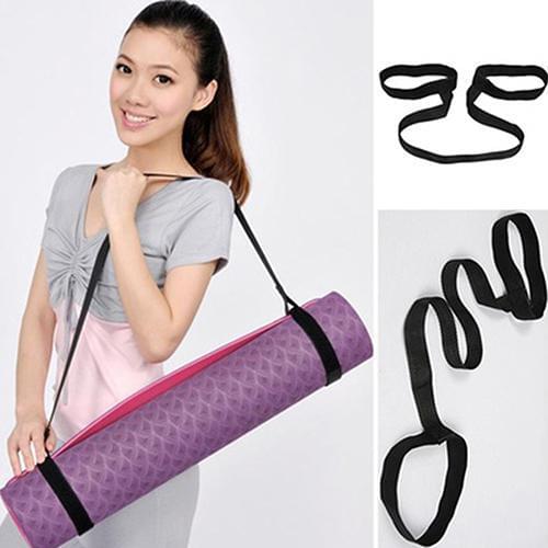Portable Yoga Mat Sling Sports Canvas Belt Fitness Gym Adjustable Carrier Shoulder Carry Strap Exercise Stretch Yoga Belts