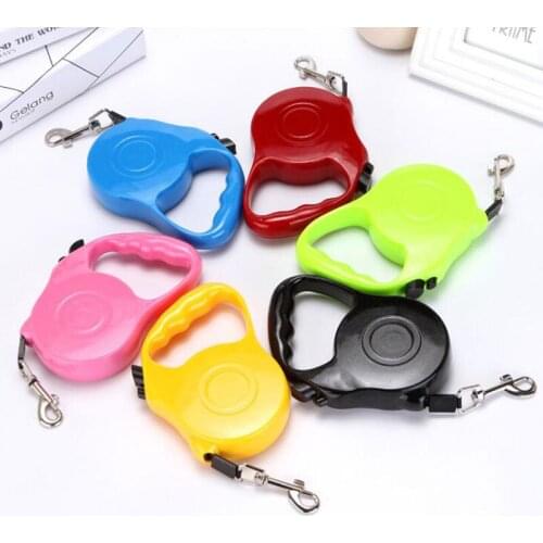 Durable dog leash, automatic retractable nylon dog lead for small dog 3M pet supplies, extension puppies walking line