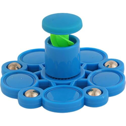 Kinetic Gyroscope Gyro Stress Relieving Toy Bearing Spinning Toy Superimposed Long-Lastin Funny Durable Plastic Home Kids Stress