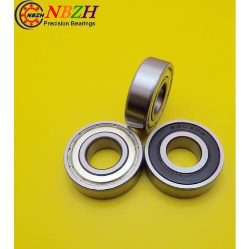 10pcs free shipping double Rubber sealing cover deep groove ball bearing 6203-2RS 17*40*12 mm