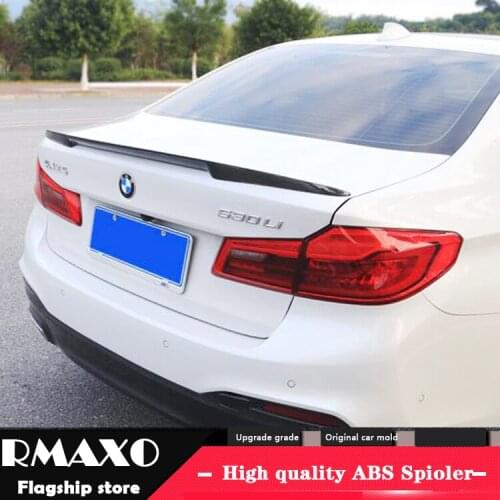 For BMW G30 G38 Spoiler PKW 2018-2020 BMW 520 525li 528li High Quality ABS Material Car Rear Wing Primer Color Rear Spoiler