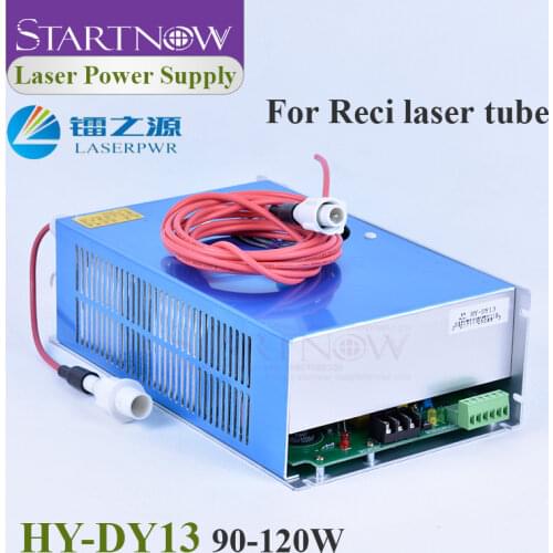 Startnow DY13 CO2 Laser Power Supply RECI W2 T2 W4 T4 90W Laser Tube 100W For 80W Laser Engraving Cutting Machine HY DY Series
