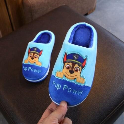 Genuine Paw Patrol Toys Kids Cartoon Slipper Boys Girls Shoes Chase Skye Anime Figure Indoor Slippers Birthday Gift For Children