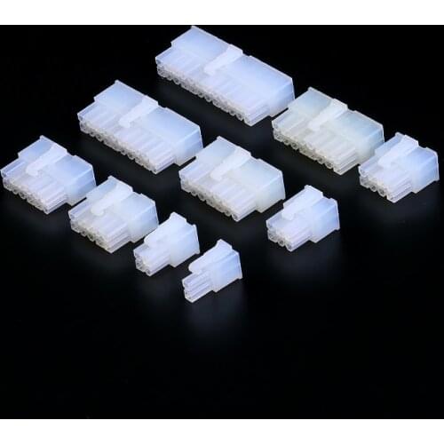 10pcs/lot 5557-R 5557 4.2mm Automotive wiring harness connector male 1 - 12 pin for PC/computer graphics card PCI-E ATX Power