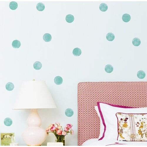 48pc Dot Wall Sticker For Kids Rooms Decoration Children Baby Nursery Wall Decals Colorful Dot Art Stickers Home Decor Wallpaper