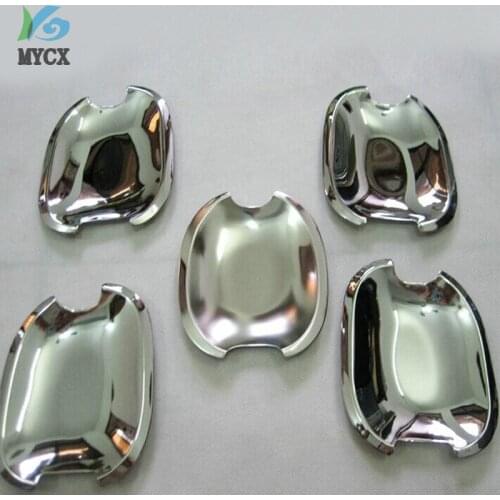 ABS chrome design Prado 120 accessories plate door handle insert bowl trim fit FOR toyota Prado FJ120 FJ 120 2003 2004-2007 2009