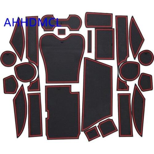 Car Anti-Dirty Pad Door Groove Gate Slot Cup Armrest Storage Pad Mat For RX270 RX350 RX450H 2009 2010 2011 2012 2013 2014