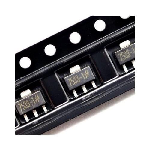 Free Shipping! 100pcs/lot HT7533-1 7533-1 100mA Low Power LDO SOT-89