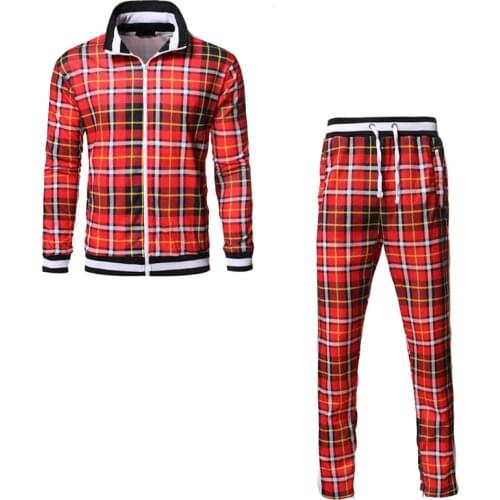 Brand tracksuit men fashion jogging Streetwear mens sets Hip hop Suit Spring and Autumn mens sportswear