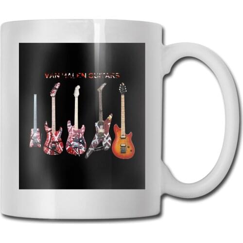 Van Halen Eruption Evh Guitars Black Cotton Men 5Xl K1682 Fashion Woman New Print Cotton Mug Cup