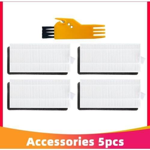 Hepa Filter Replacement Kits for Mamibot Exvac650 / 660 / Ziglint D5 Robotic Vacuum Cleaner Spare Accessories