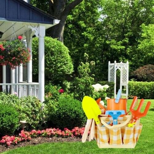 Toy Assembled Match Tool DIY Model Kit Kids Gardening Tools Shovel Rake Trowel Kit Educational Blocks For Boys Children Gift