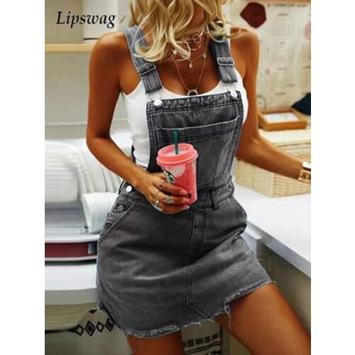 Lipswag Fashion Denim Dresses