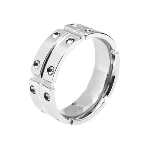 8mm Trendy Men Rings Stainless Steel Brushed Wedding Bands Anniversary Classic And Simply Jewelry For Men Party Gift