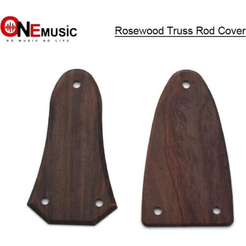 10pcs Acoustic Electric Bass Guitar Campaniform Style Rosewood Truss Rod Cover Plate