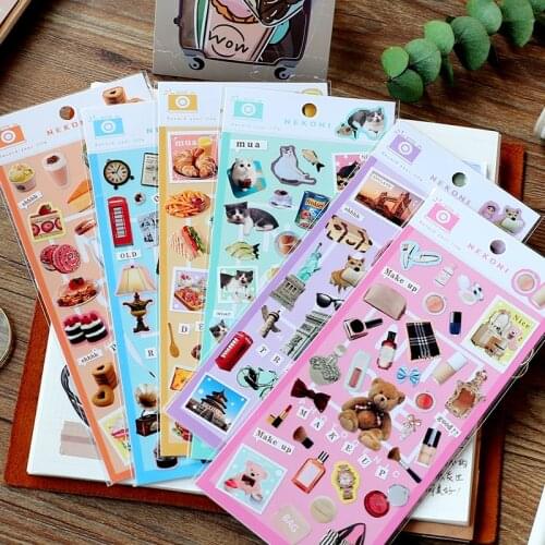 High Quality Sticker Life Record Stationery Scrapbooking DIY Hobby Craft Diary Decoration Home Supplies